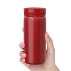 Linkidea 7oz (200ml) Mini Water Bottle, Vacuum Insulated Stainless Steel Bottle for Hot & Cold Drinks, Spill-Proof Small Bottle Fit Handbag, Purse and Pocket (Red)