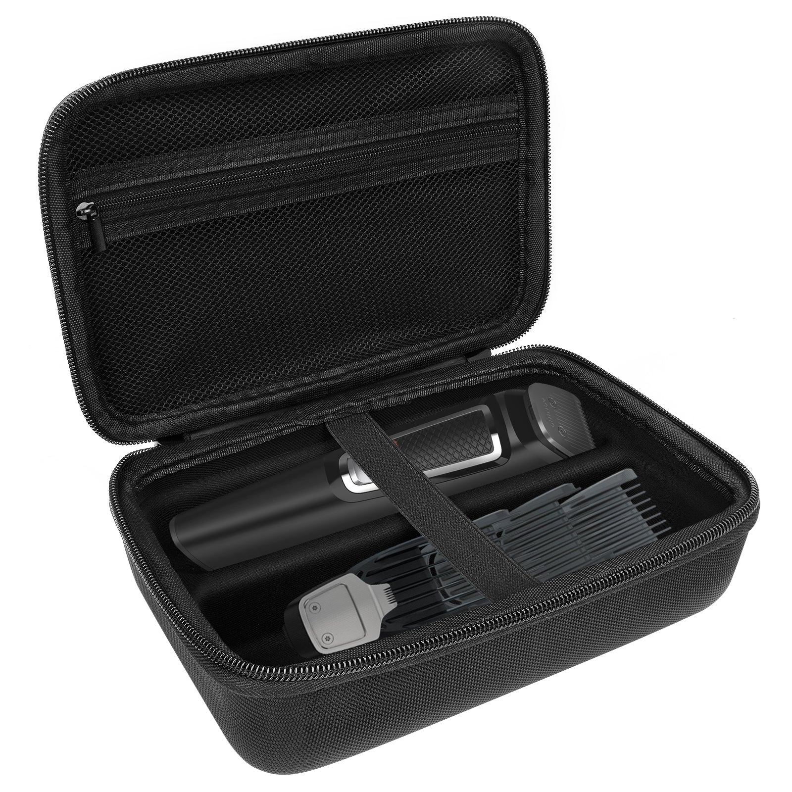 Linkidea Men's Groin & Body Trimmer Travel Case, Beard Grooming and Hair Clipper Storage Bag, Compatible with Philips Norelco Bodygroom Series 5000, BG7030/49, BG3740/40, MG7910/49 (Black)