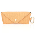 Extra Large Sunglasses Pouch Case with Hook, Vegan Leather Sunspecs Organizer Soft Bag Compatible with RayBan RB3647N RB2197 RB0360S