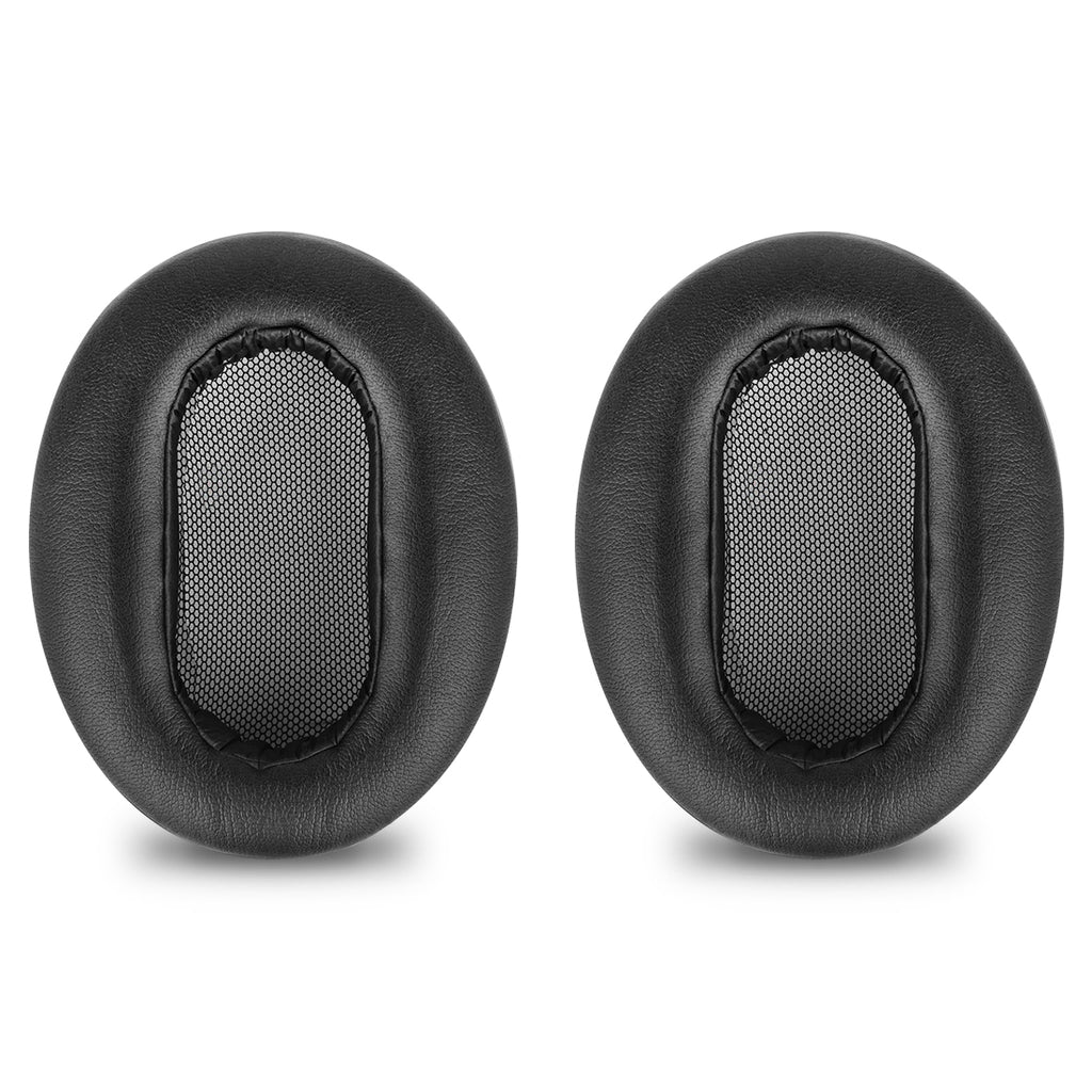 Replacement Ear Pads for SONY MDR-1AM2, MDR-1AM2/B Headphones Ear Cushions, Headset Earpads (Protein Leather / Black)