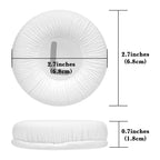 Linkidea Replacement Ear Pads for JBL JR300/ 300BT, T 450BT/ 500BT, Tune 500, Tune 500BT, Tune 510BT, Tune 520BT Headphones Ear Cushions, Headset Earpads (Leatherette / White)