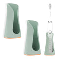 Linkidea Adhesive Electric Toothbrush Holder, Power Toothbrush Hanger Rack, Wallmount Tooth Brush Organizer Compatible with Oral-B iO Series, Philips Sonicare 5100/5300 (Green)
