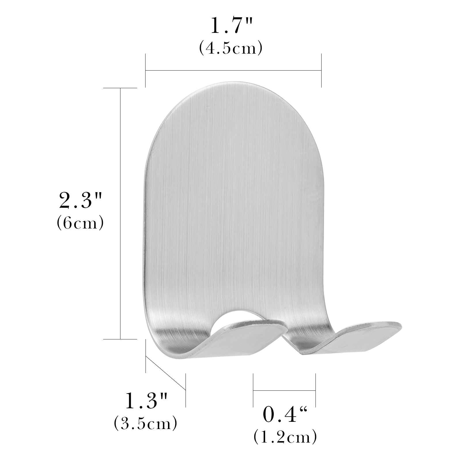 Linkidea 2 Pack Wall Mount Razor Holder for Shower, Self Adhesive Shaver Hooks, Round Stainless Steel Sticky Hanger Compatible with Venus Platinum, Fusion 5 Proshield, MK-23C (Silver)