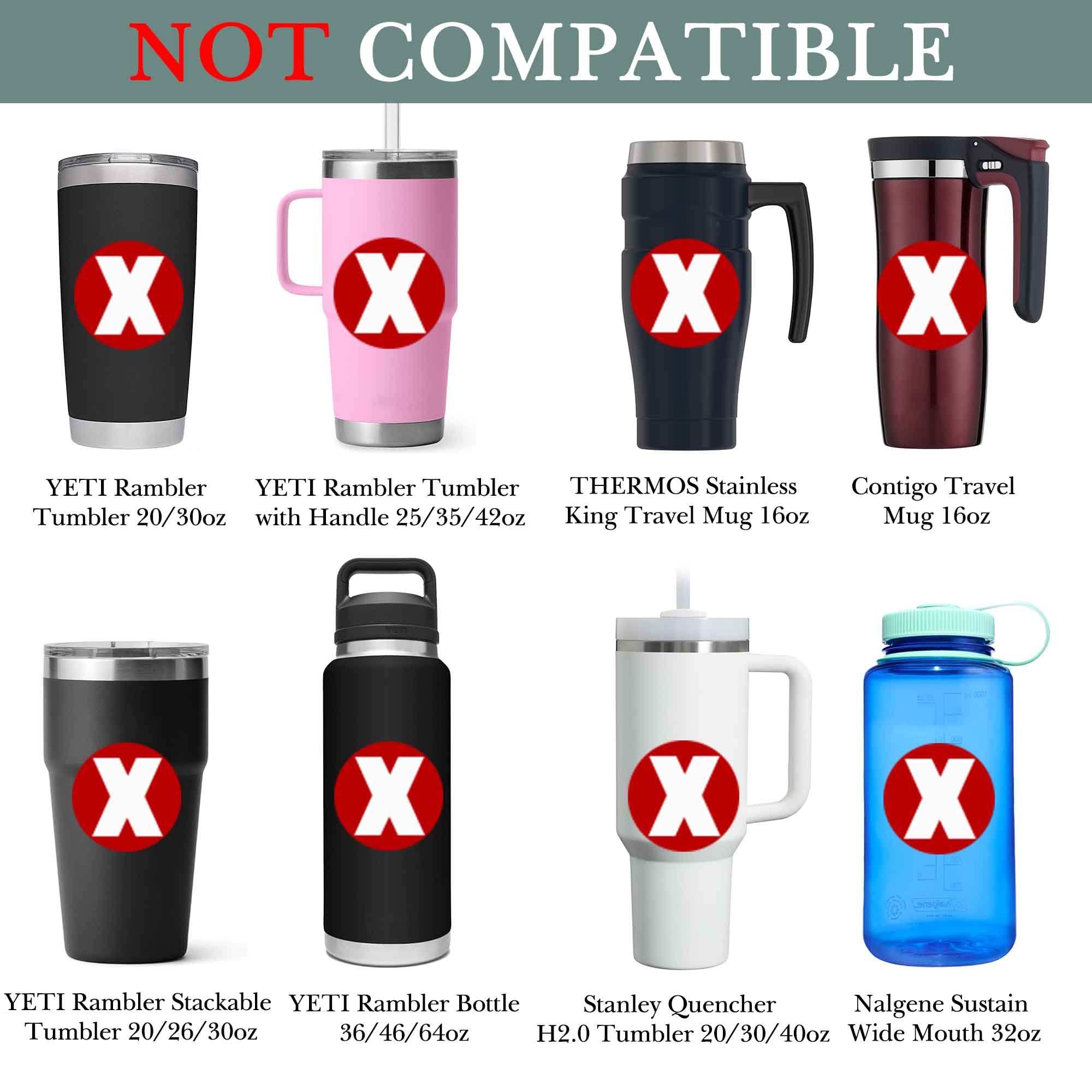 Linkidea Water Bottle Carrier Compatible with YETI Rambler Bottle 18oz/26oz, Owala FreeSip 24oz, Waterbottle Sling Bag Holder with Shoulder Strap, Grey