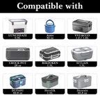 Linkidea Carrying Bag for Electric Heated Lunch Box, Compatible with Crock Pot 28oz, DUPASU 60.8oz, LUNCHEAZE 0.9L, Cordless 1.2L, 1.6L, Aotto 32oz Electric Heated Lunch Box (Black)
