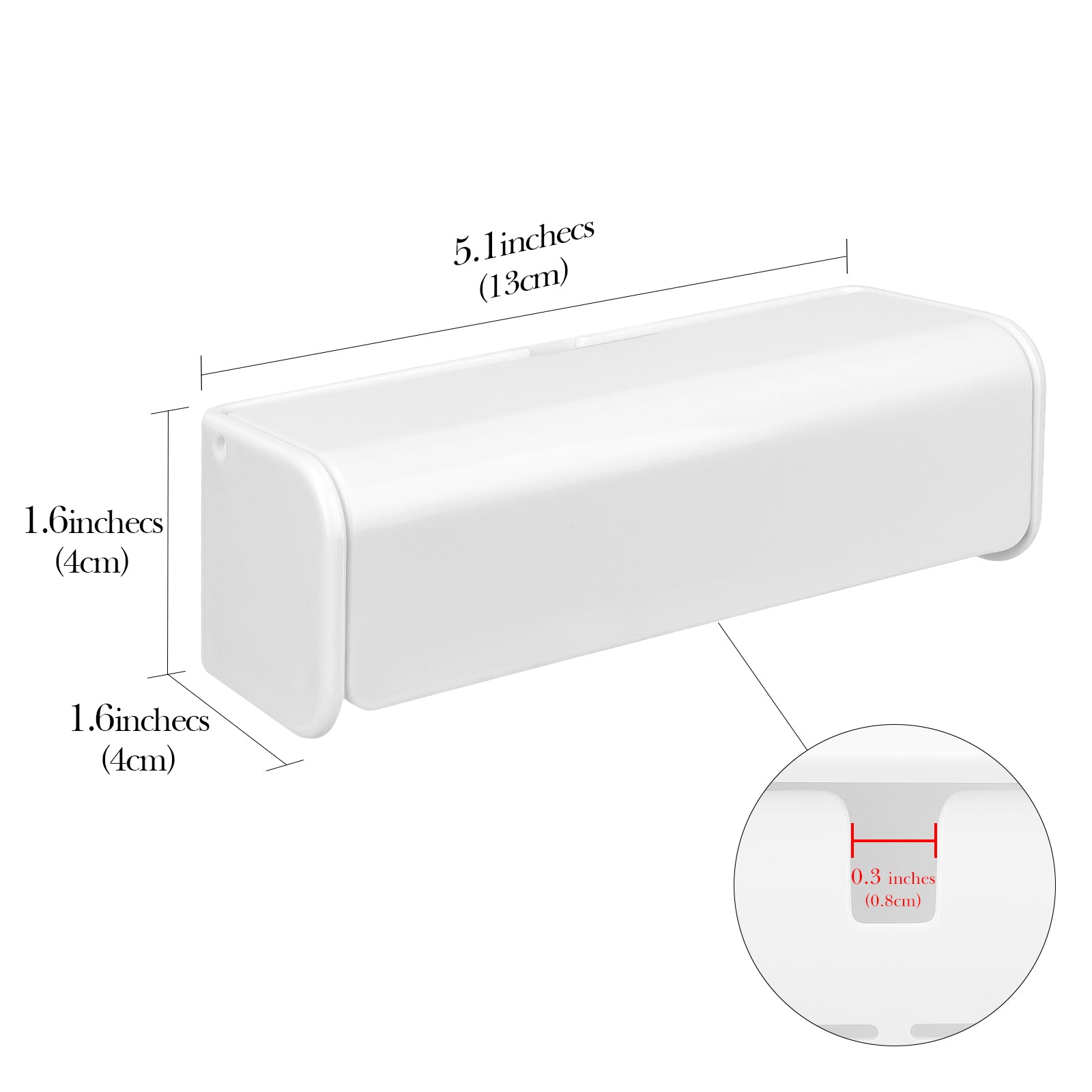 Linkidea Wallmount Toothbrush Holder with Cover for Shower, Space Saving Organizer for RV, Plastic Self Adhesive 6 Slots Tooth Brush Hanger Compatible with Oral-B CrossAction, Colgate ExtraClean