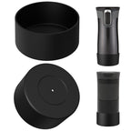 Linkidea 2 Pack Water Bottle Boot Compatible with Contigo West Loop 2.0 16oz/20oz/24oz, Huron 2.0 16oz/20oz, Silicone Anti-Slip Bottle Bottom Bumper Protector (Black)