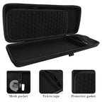 Linkidea Hard Travel Case for Compact 75% Keyboard and Mouse Case, Computer 84 Key Wireless/Wired Keyboard Carrying Protective Storage Box Bag, Compatible with ASUS ROG Azoth 75%