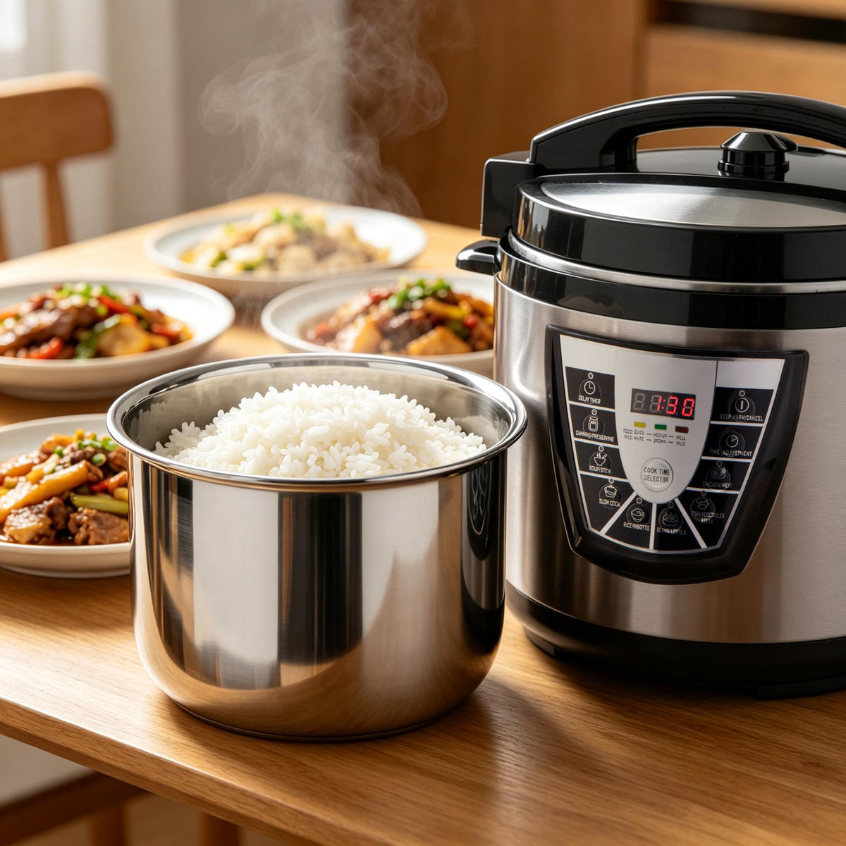 Linkidea Rice Cooker Stainless Steel Inner Pot Compatible with Instant Pot Model PPC770, PPC771, Dishwasher Safe, No Coating Replacement Bowl
