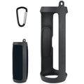Linkidea Silicone Speaker Case Cover Compatible with JBL Charge 3, Soft Protective Sleeve with Keychain Hook, Black