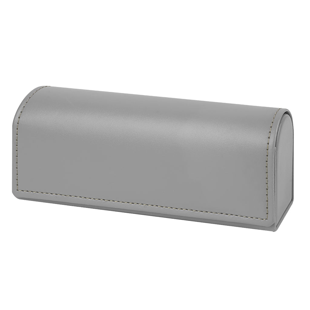 Linkidea Oversized Sunglasses Case, Large Frame Glasses Case for Sunglasses, Eyeglasses Travel Bag Compatible with Persol Rectangle/Aviator Ray-Ban Caravan Reverse Square (Grey)