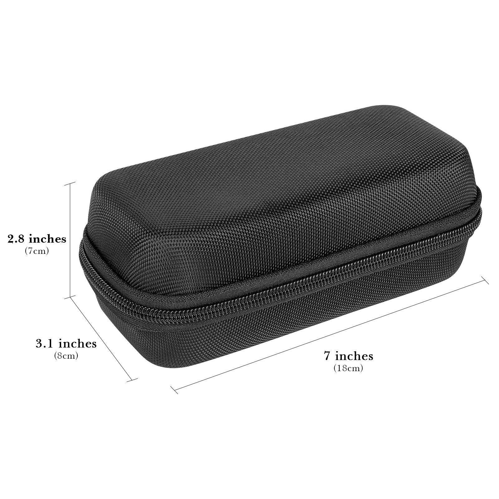 Linkidea Hard Shell Safety Razor Travel Case, Men's Electric Shaver Storage Box, Electric Shaving Accessories Organizer Compatible with Philips S2, S3 Series, Remington, MAX-T (Black)