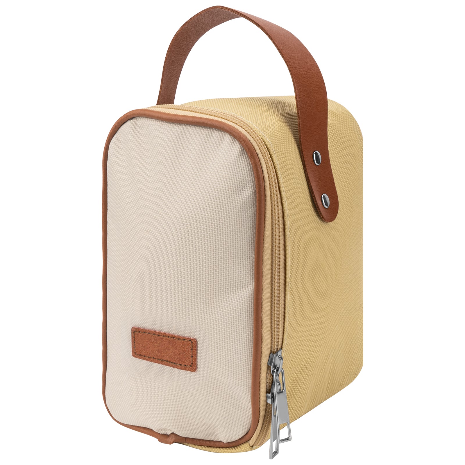 Linkidea Insulated Food Jar Bag, Thermal Snack Bag, Lunch Cooler Bags for Food Jar, Suitable for Office Work, Outdoor Picnics, Compatible with THERMOS 24 oz (Khaki)