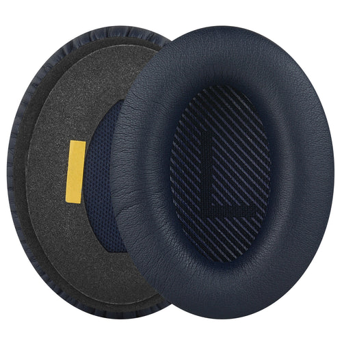 Ear Pads for Bose QC45/QC35/QC35 ii/QC25/QC15, AE2/AE2i/AE2w SoundTrue SoundLink Around-Ear Headphones, Headset Earpads (Protein Leather / Midnight Blue)
