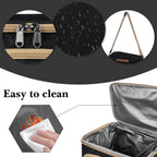 Linkidea Large Capacity Insulated Lunch Bag, Lunch Tote Bag for Food Jar and Lunch Box Storage, Leak Proof Insulated Lunch Box Bag for Outdoor Use (Black)