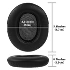 Linkidea Replacement Ear Pads for Meze 99 Classics, Meze 99 Neo Headphones, Ear Cushions (Protein Leather/Black)