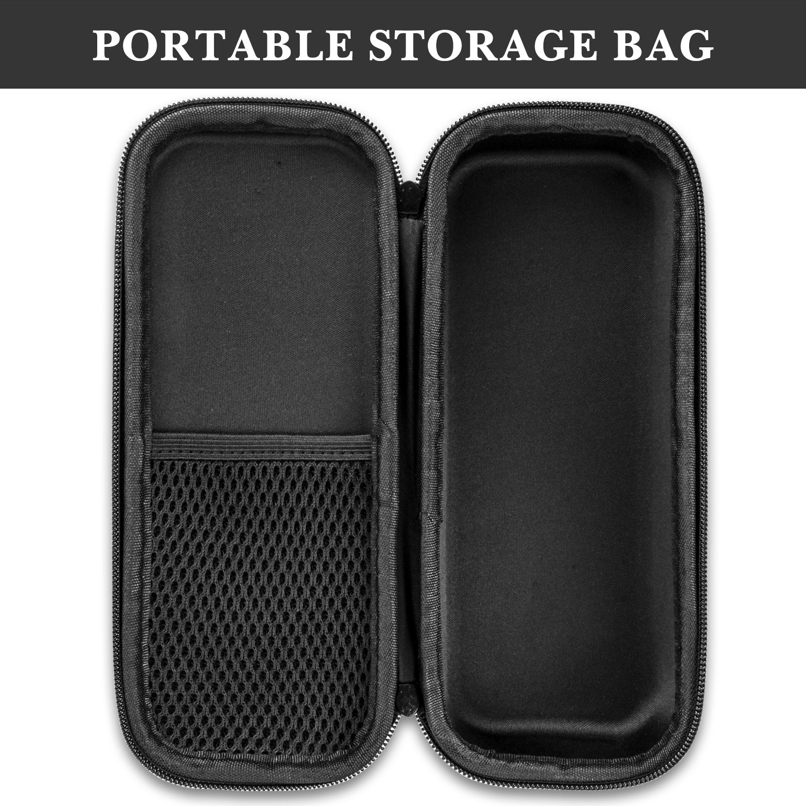 Linkidea Men's Body Trimmer Travel Case, Compatible with Manscaped Lawn Mower 3.0, 4.0, 5.0, Groin & Body Shaver, Portable Storage Bag for Grooming Kit, Compact Travel Organizer (Black)