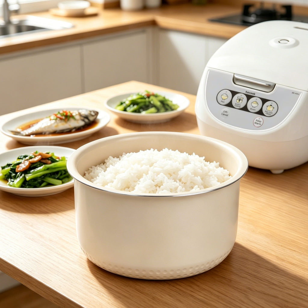 Linkidea Rice Cooker Ceramic Glaze Inner Pot Compatible with Tiger JBV-A10U, JBV-10CU, Non-Stick Replacement Insert Bowl