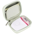Linkidea Hard Shell Epilator and Shaver Travel Case, Protective Carrying Cover Compatible with Philips Satinelle / Braun 3-270 (Green/Case Only)