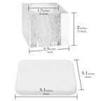 Linkidea Electric Toothbrush Holder with Diatomite Tray, Acrylic Countertop Electronic Brush Organizer Compatible with Oral-B iO, Philips Sonicare ProtectiveClean (White)