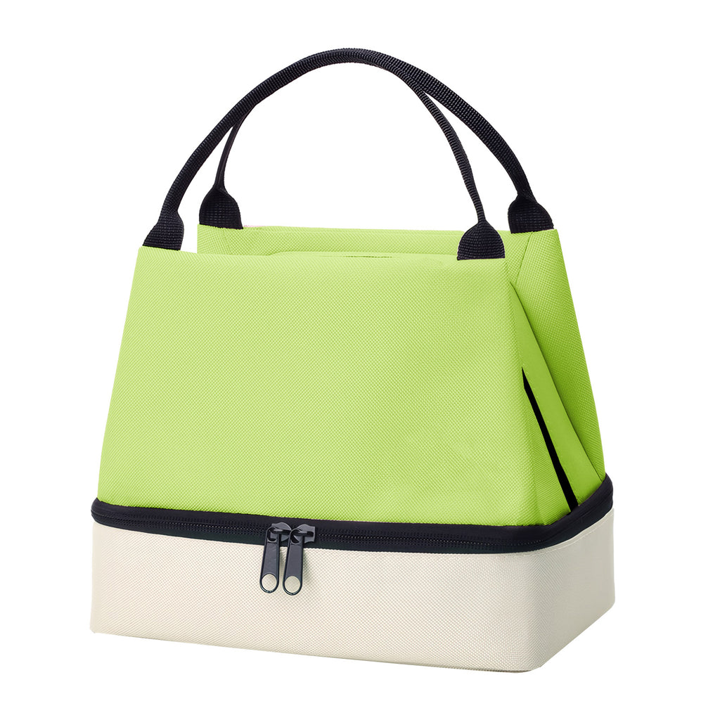 Linkidea Encrypted Oxford Cloth Lunch Bag, Large Capacity Reusable Insulated Lunch Bag for Picnic or Travel, Compatible with B.Box, Sunhanny, Pedeco, QQKO, Xgxn Lunch Box (Green)