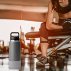 Linkidea 2 Pack Water Bottle Boot Compatible with YETI Rambler Bottle 36oz, Silicone Anti-Slip Waterbottle Bottom Sleeve Cover Protector (Grey)
