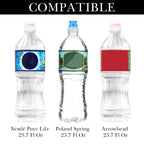 Linkidea Disposable Sport Cap Water Bottle Sleeve Compatible with 23.7 Fl Oz Arrowhead, Insulated Neoprene Plastic Bottled Water Cover with Lockable Zipper, Black