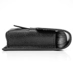 Linkidea Travel Shaving Brush Storage Case, Portable Organizer Bag, Compact Holder Compatible with Small Size Shave Brushes (Black)