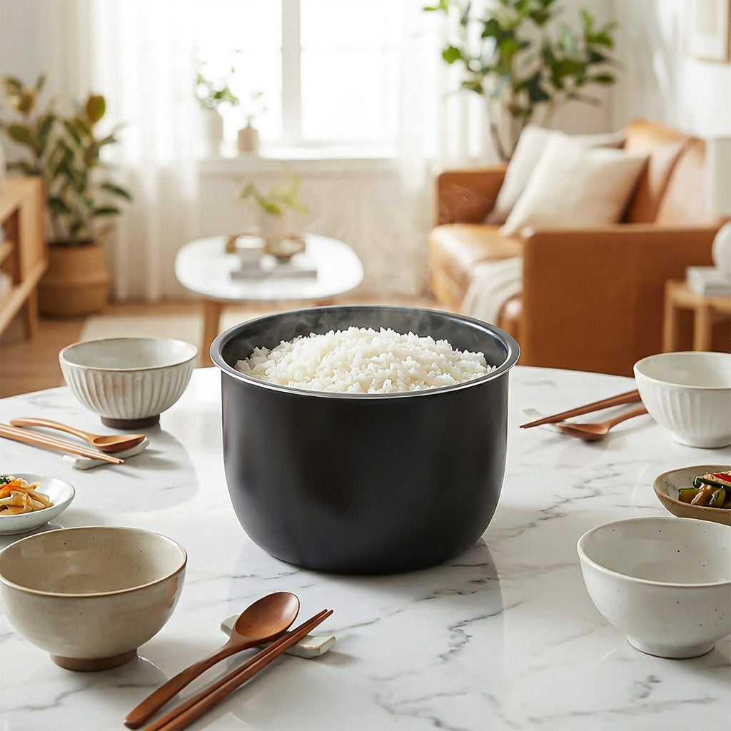 Linkidea Rice Cooker Aluminum Alloy Inner Pot Compatible with Instant Pot Duo 7-in-1, Dishwasher Safe, Replacement Bowl