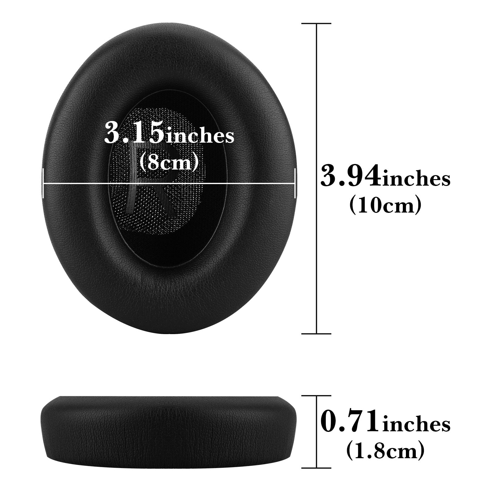 Linkidea Replacement Ear Pads Compatible with Bose 700 Noise Cancelling ( NC700) Headphones, Ear Cushions ( Protein Leather / Black)