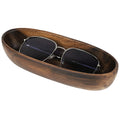 Sunglasses Desk Holder Stand, Wood Craft Oversized Eyewear Display Storage Compatible with Rayban RB4401D/RBS0101S/RB4098/RB3825/RB2448NM/RB8360M/RB8324M