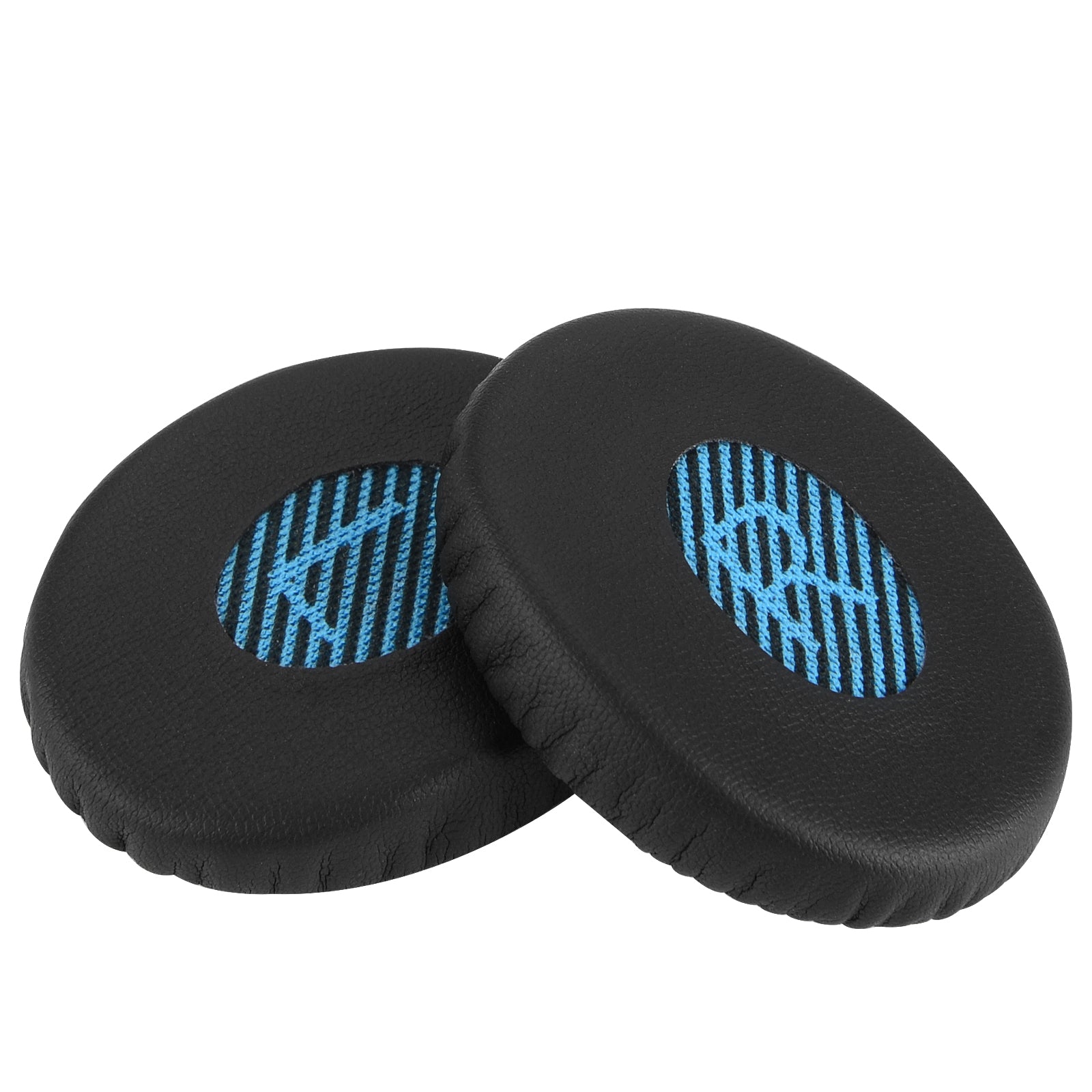 Replacement Ear Pads for Bose On-Ear OE2/OE2i, SoundTrue, SoundLink On-Ear (OE) Ear Headphones, Headset Earpads ( Protein Leather / Black-Blue Mesh )