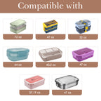 Linkidea Lunch Bag for Women, Portable Lunch Tote with Strap and Zipper, Insulated Lunch Box Fits Work or Travel, Compatible with Amathley, LOVINA Lunch Boxes (Brown)