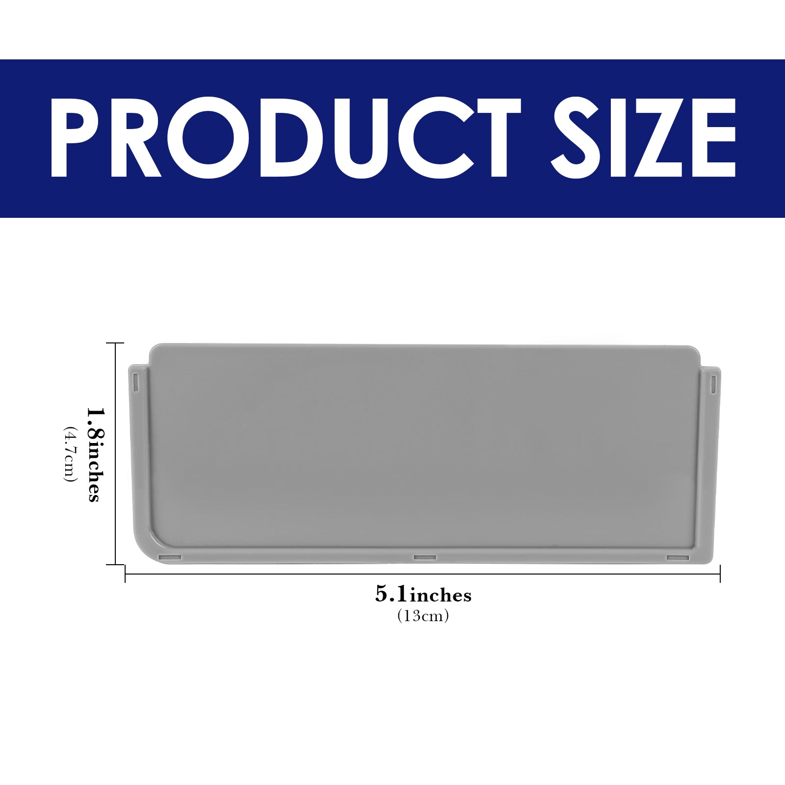 Linkidea 3 Pcs Lunch Box Insert Divider Replacements, Food Grade Bento Box Accessories for Food Dividing, 5.1'' Length Meal Prep Container Separator, Compatible with Bentgo Fresh (Grey)