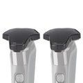 Linkidea 2 Pack Electric Shaver Protective Cap, Shaving Covers Compatible with Philips Norelco Series 9/7/5, Travel Storage Accessories (Black)