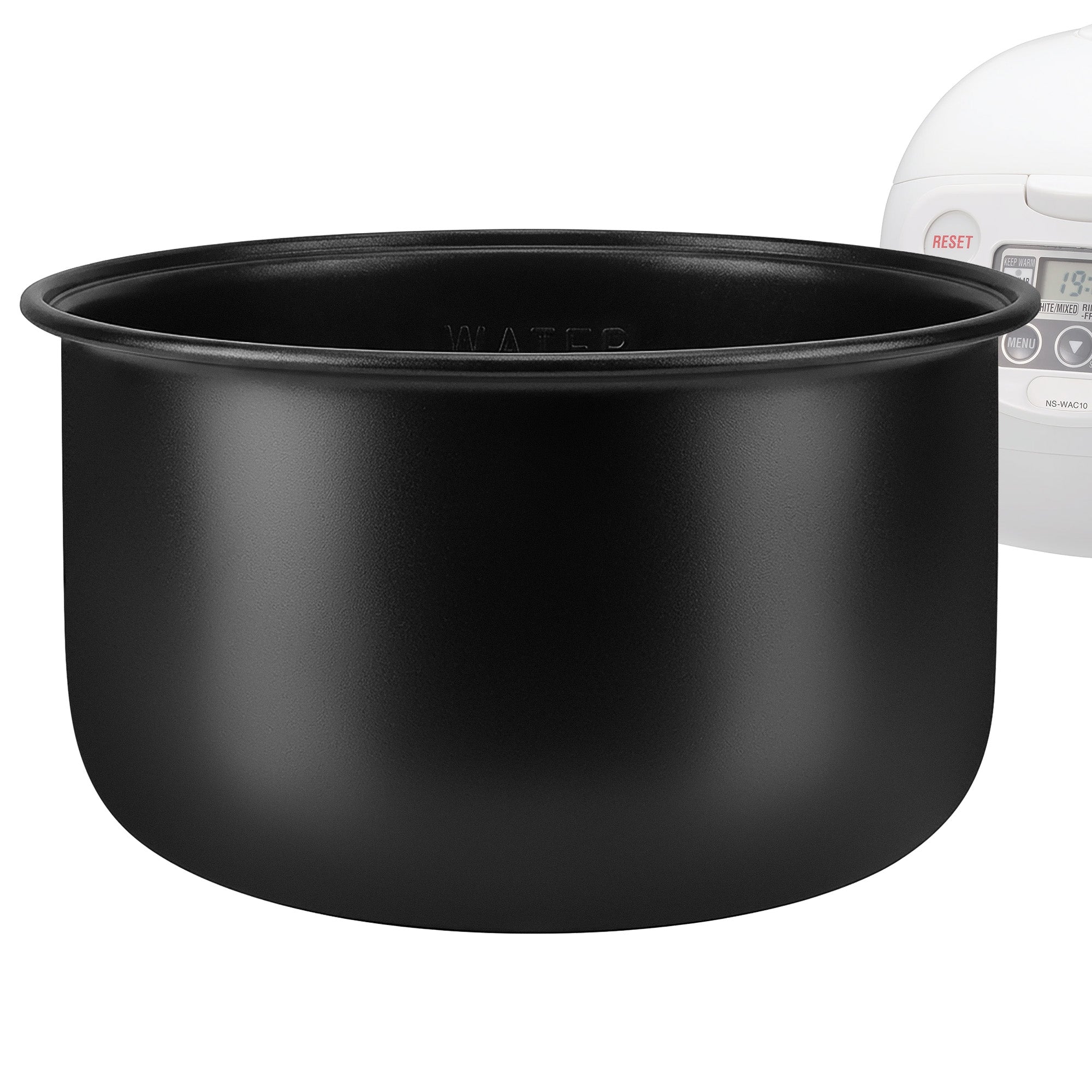 Linkidea Rice Cooker Aluminum Inner Pot Compatible with Tiger JBV-10CU, Zojirushi NS-WAC10, NS-TGC10, NS-WXC10, AROMA ARC-6106, Dishwasher Safe, Replacement Bowl