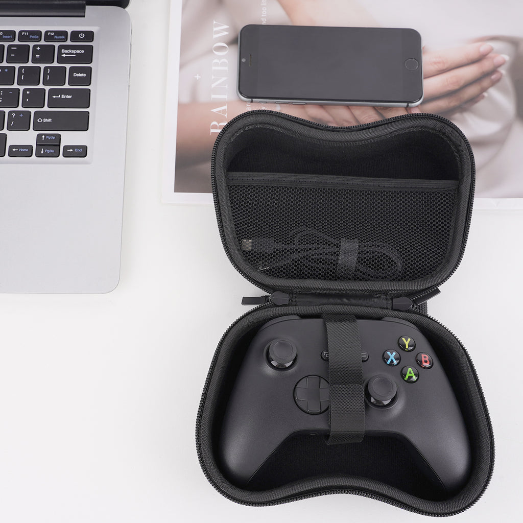 Linkidea Travel Controller Case Compatible with PS4 controller, Xbox Series X/S One, Nintendo Switch Pro, Gaming Accessories, Game Protective Hard Shell Storage Case.
