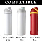 Linkidea Water Bottle Carrier with Shoulder Strap Compatible with Owala FreeSip Bottle 24oz, Waterbottle Sling Bag Holder with Mesh Phone Pocket, Black