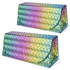 Extra Large Sunglasses Case, 2 Pack Oversized Eyewear Soft Bag Storage Organizer Compatible with DIOR Diorbay S1U Prada PR 59WS PR 63XS RB4401D RBS0101S RB8097 RB8089 RB4098 (XXL, Multi)