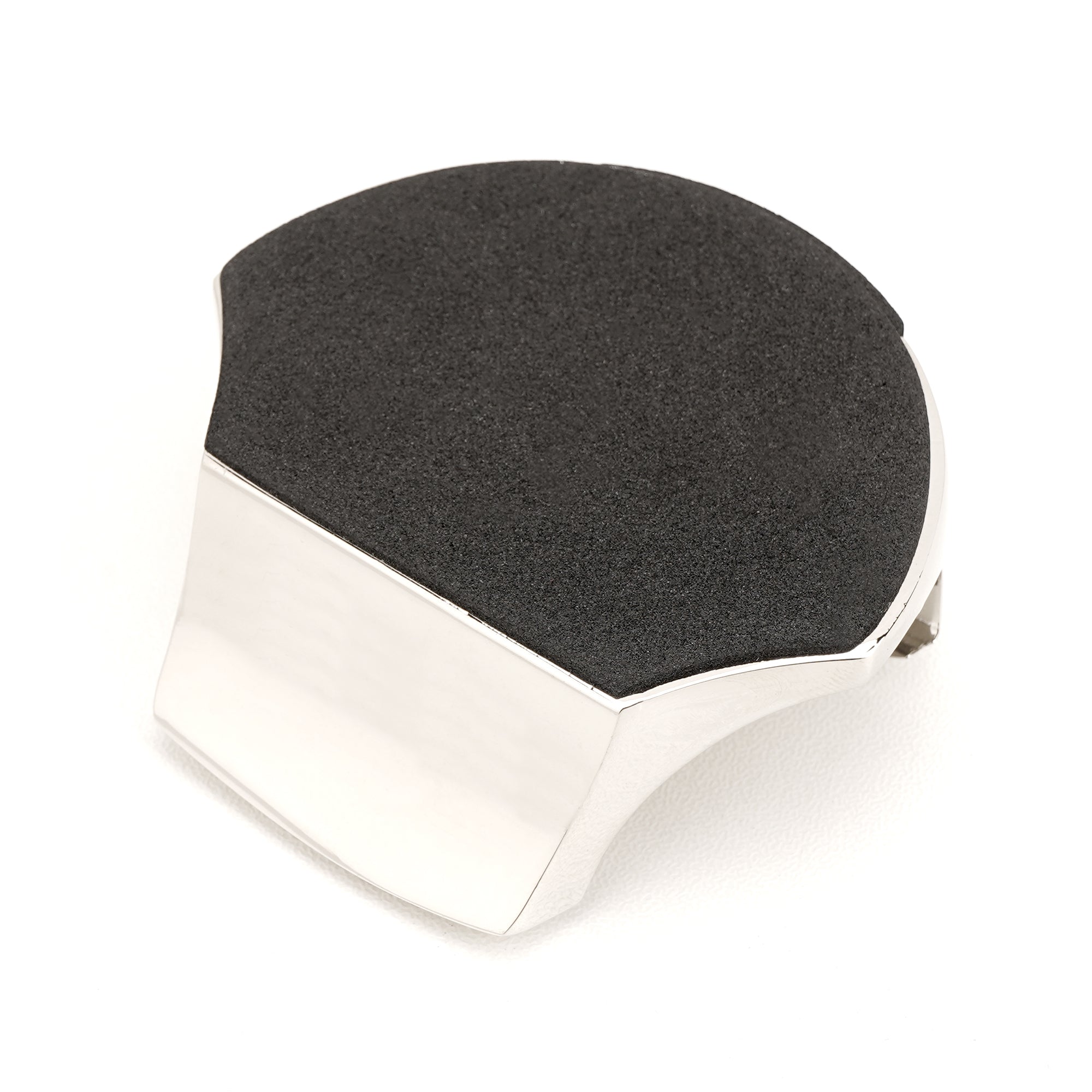 Linkidea Stainless Steel Shaver Holder, Men's Razor Holder with Anti-Slip Pad, Razor Stand Compatible with Merkur, Parker, Vikings Blade, Rockwell Most of Manual Razor (Nickel Color)