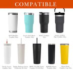 Linkidea Tumbler Carrier with Strap Compatible with YETI Rambler Tumbler 20oz, IRON °FLASK Classic Tumbler 2.0 20/24oz, Coffee Mug Sling Bag Holder, Shoulder Strap with Pocket, Orange