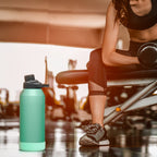 Linkidea 2 Pack Water Bottle Boot Compatible with CamelBak Chute Mag 40oz, Silicone Anti-Slip Waterbottle Bottom Sleeve Bumper Protector (Light Green)