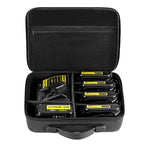 Linkidea Hard Battery Storage Box Compatible with 20 Max Battery Charge, DIY Batteries Storage Container Holder for 2.0/3.0/4.0/5.0/6.0-Ah Batteries, Charging Station