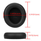 Linkidea Replacement Ear Pads for Anker Soundcore Life Q30, Soundcore by Anker Life Q35 Headphones Ear Cushions, Ear Covers, Headset Earpads (Protein Leather / Black)