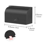 Linkidea Wall Mount Toothbrush Holder for Shower, Stainless Steel Adhesive Hanger, 4 Slots Organizer Compatible with Colgate Extra Clean, Oral-B CrossAction (Black)