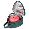 Linkidea Mini Snack Bag, Reusable Insulated Snacks Storage Bag for Fruit, Lightweight Leak-proof Lunch Box Fits Picnic, Work, Use (Green)