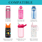 Linkidea Hard Base Water Bottle Carrier with Strap Compatible with CamelBak 12oz/14oz, Contigo 14oz, Waterbottle Sling Bag Holder with Shoulder Strap, Ocean Blue