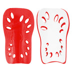 Linkidea Kids Soccer Socks with Shin Guards, 2 Pairs Breathable Knee High Socks with Lightweight Shin Pads, Long Sleeve Cushion Socks for Child 4-6 Years Over the Calf Soccer Socks (Red, S)