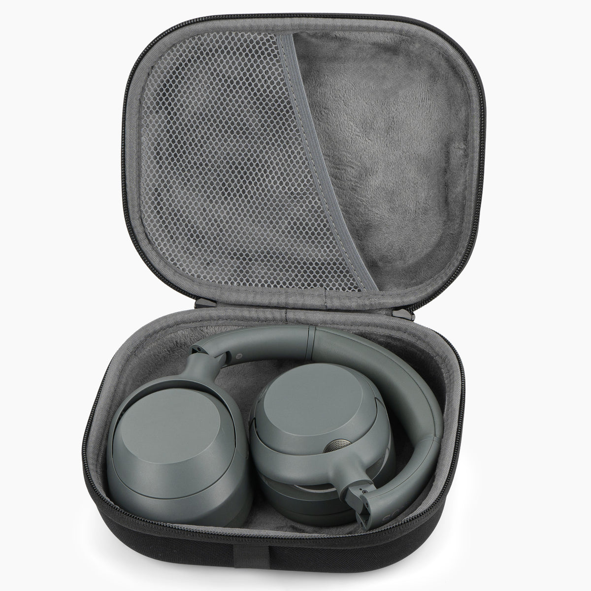 Linkidea Headphones Carrying Case Compatible with Sony WH-1000XM6/1000XM4/1000XM3/XB900N, ULT Wear, MDR-1000X and More, Protective Hard Shell Travel Bag with Cable, Charger Storage (Black)