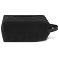 Linkidea Vegan Leather Men's Travel Grooming Trimmer Bag, Portable Shaver & Clipper Organizer Pouch with Handle, Compatible with Manscaped Lawn Mower 5.0, 4.0, 3.0, Meridian (Black)